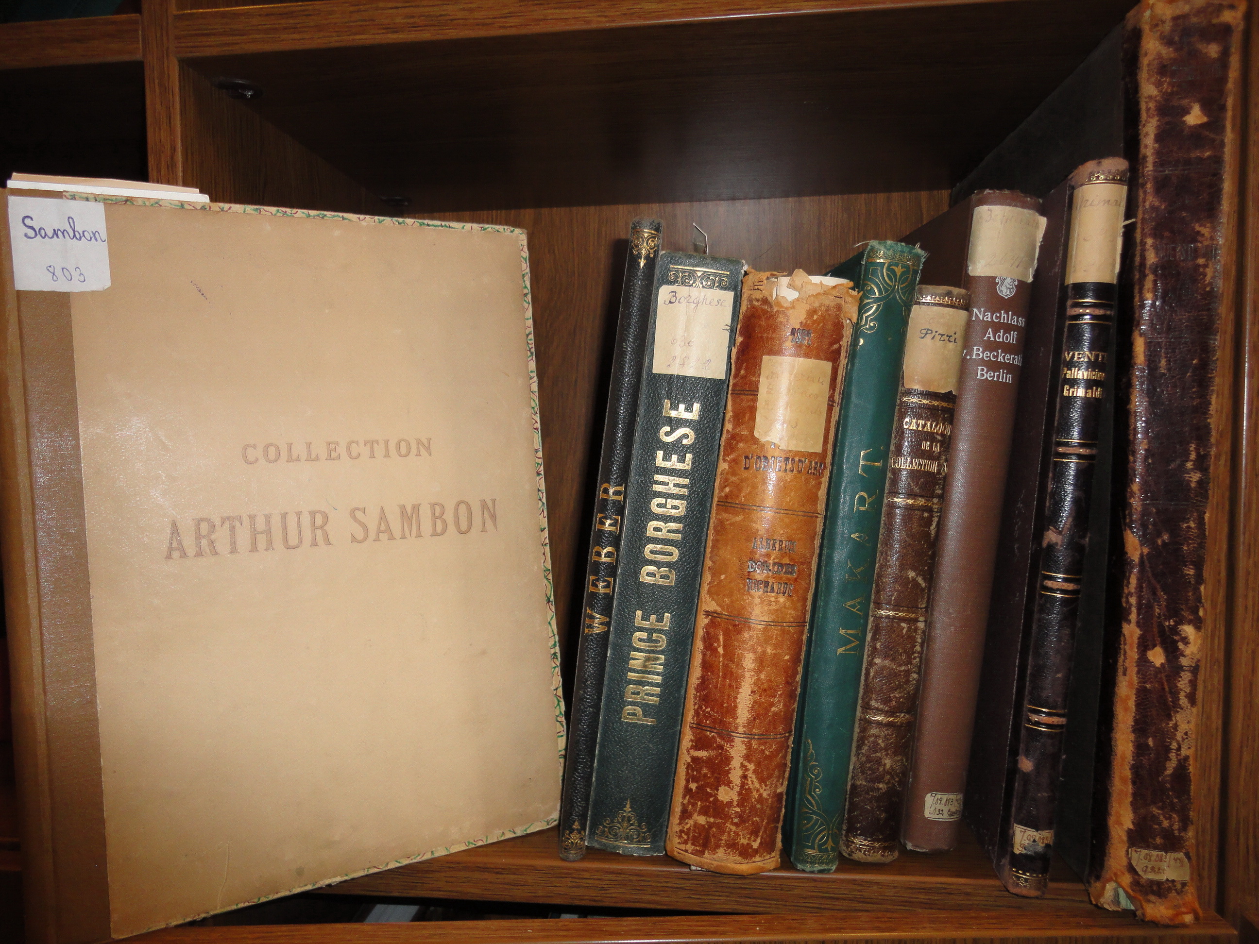 Old and rare books of the museum Research Library