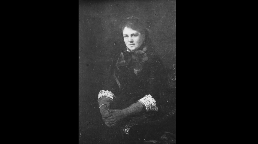 Варвара Ханенко, засновниця музею. Фото втраченого портрета пензля Олексія Харламова, 1896 р. ©Музей Ханенків